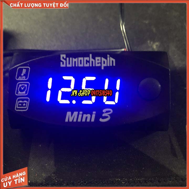 ĐỒNG HỒ BÁO VOL 3 IN 1 MINI 3 ( TIME VOL NHIỆT ĐỘ)