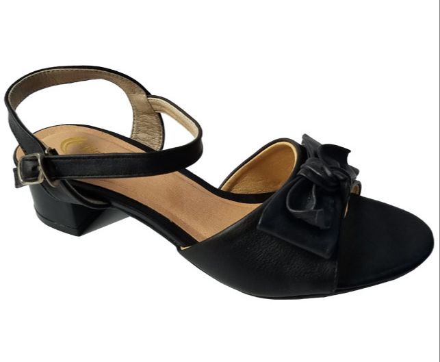 Giày Sandal Cao Gót Nữ Da Bò BIGBEN Cao 5 Phân CG109