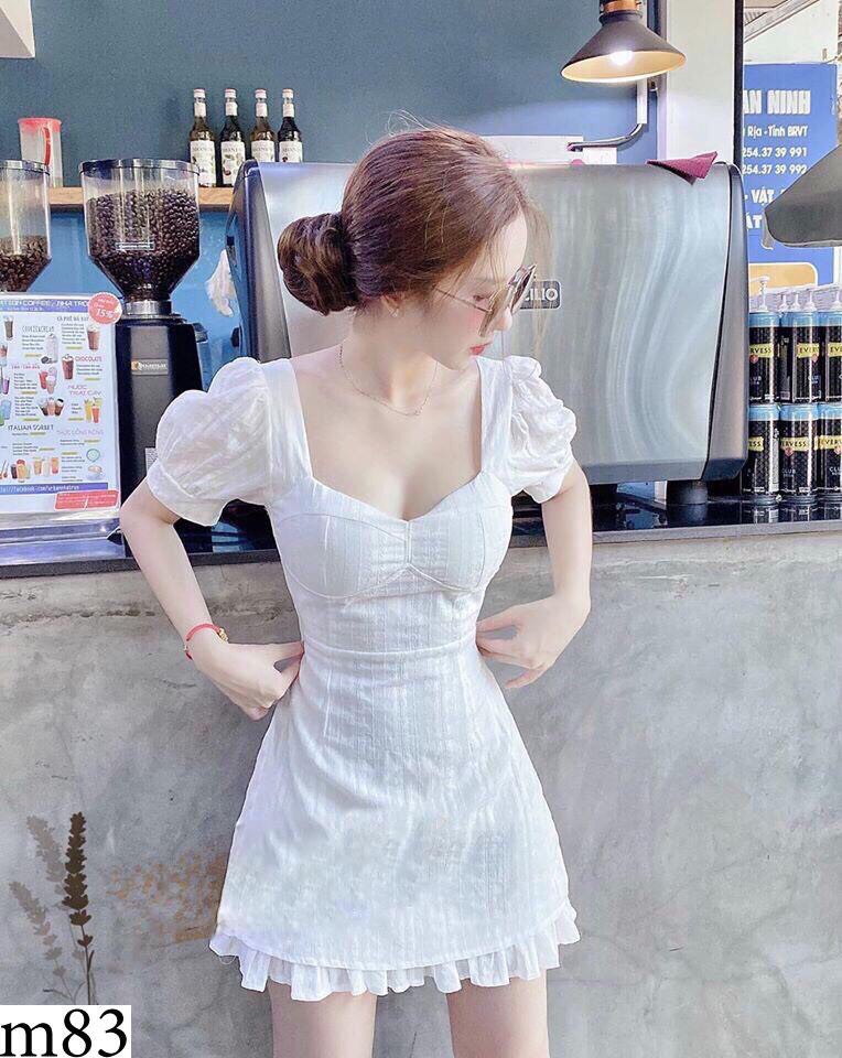 [HCM]ĐẦM ĐŨI CỘT NƠ LƯNGCÓ MÚT NGỰC SANG CHẢNH - QC39