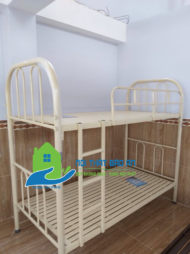 Giường Sắt 2 Tầng Kích thước 0,8mx0,8mx1m7 hàng cao cấp, free ship Hồ Chí Minh, hàng giá xưởng lắp ráp vận chuyển tận nhà