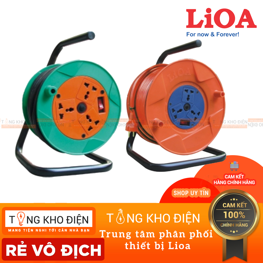 Ổ cắm kéo dài LiOA kiểu Rulo - dây dài 30m