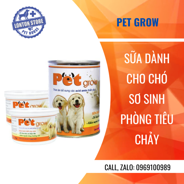 VEMEDIM Pet grow - Sữa Cao Cấp Cho Chó Con Pet grow 50g (Không Tiêu Chảy) - Lonton Store