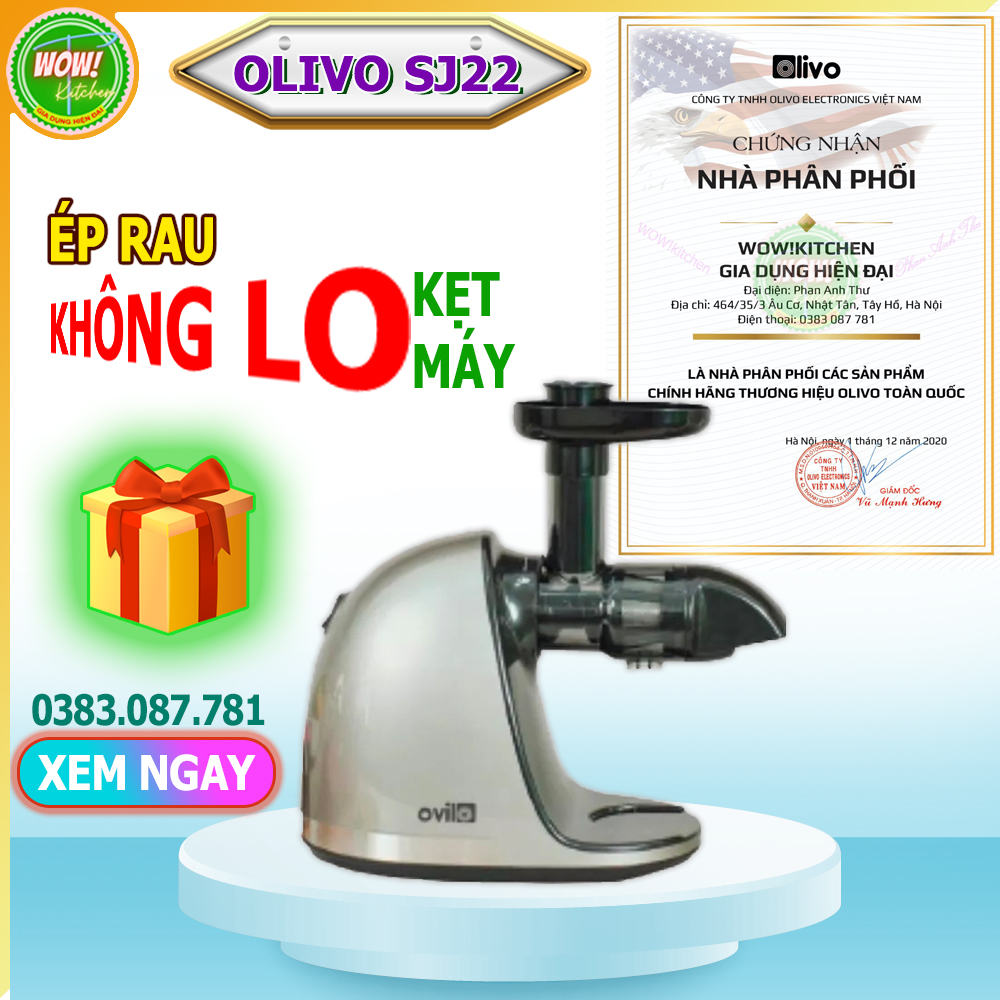 Máy ép chậm trục ngang Olivo SJ22