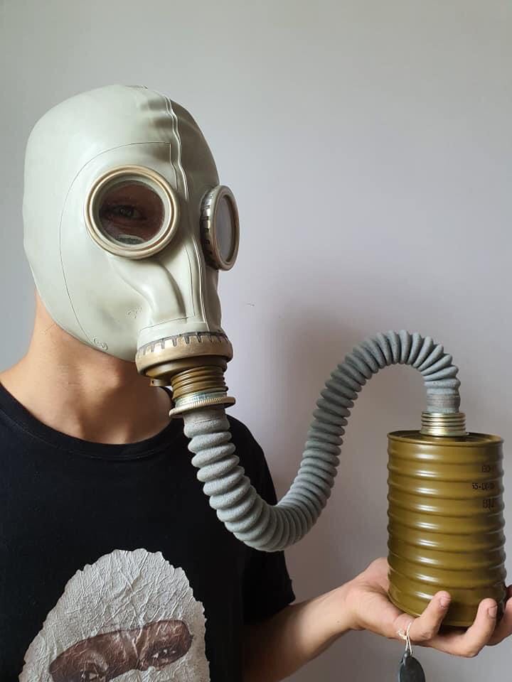 Mặt nạ phòng độc Nga có vòi 2Y