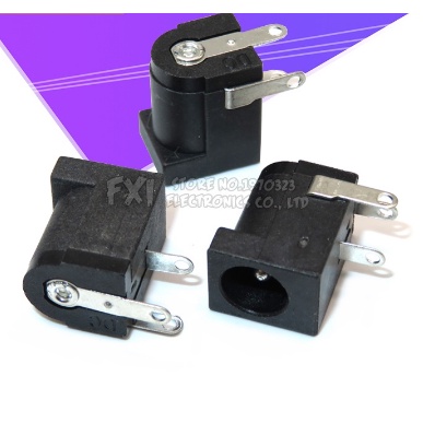 Đầu Cắm Nguồn DC cái 5.5*2.1mm ( Jack nguồn DC-005 - chân hàn )