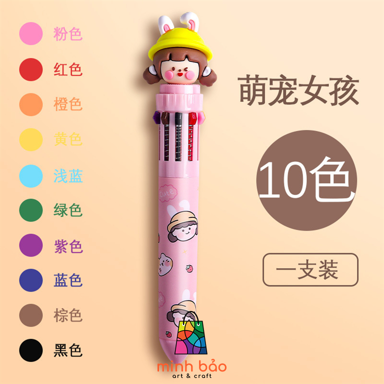 BÚT 8/10 NGÒI, NHIỀU MÀU MỰC DỄ THƯƠNG