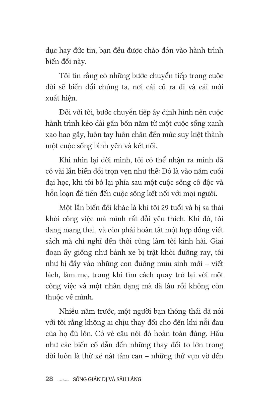 Fahasa - Sống Giản Dị Và Sâu Lắng