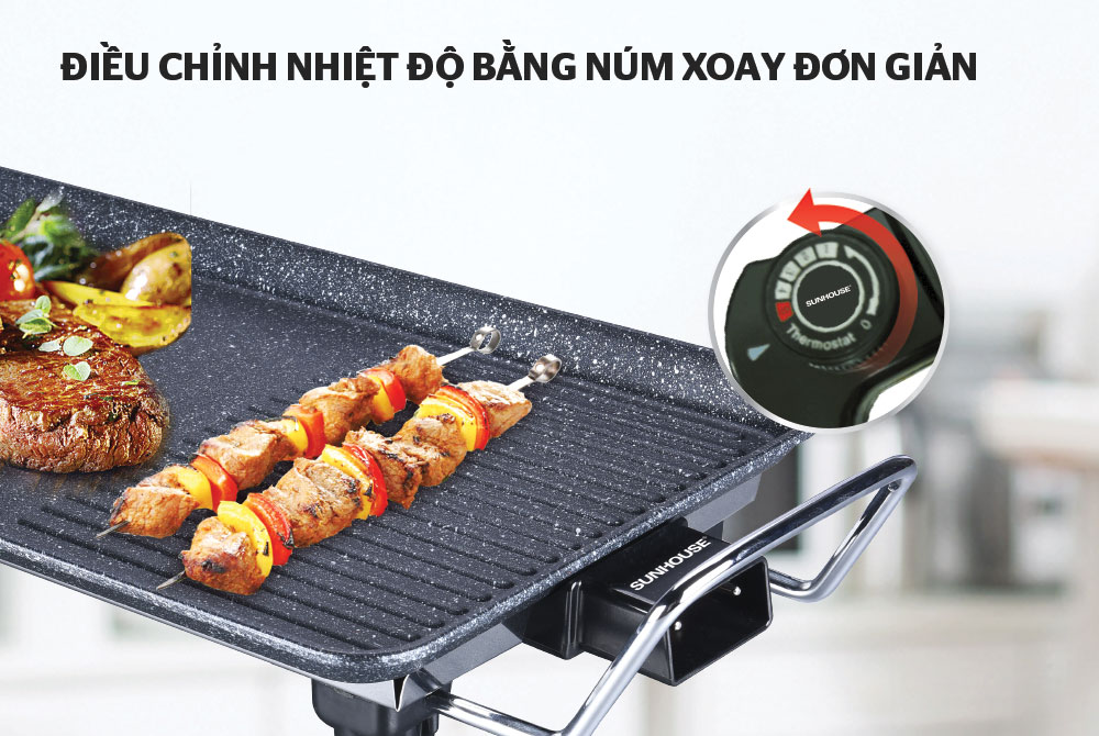 BẾP NƯỚNG ĐIỆN SUNHOUSE SHD4607
