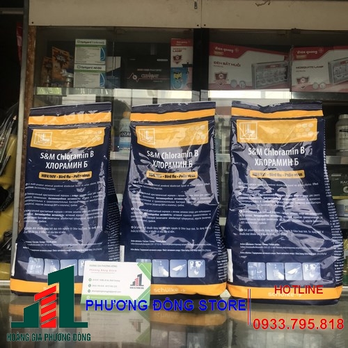 Bột khử trùng Chloramin B Tiệp Khắc (gói 1kg)