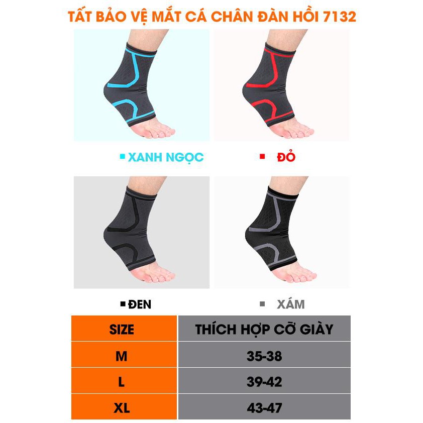 TẤT BẢO VỆ CỔ CHÂN AOLIKES AL7132