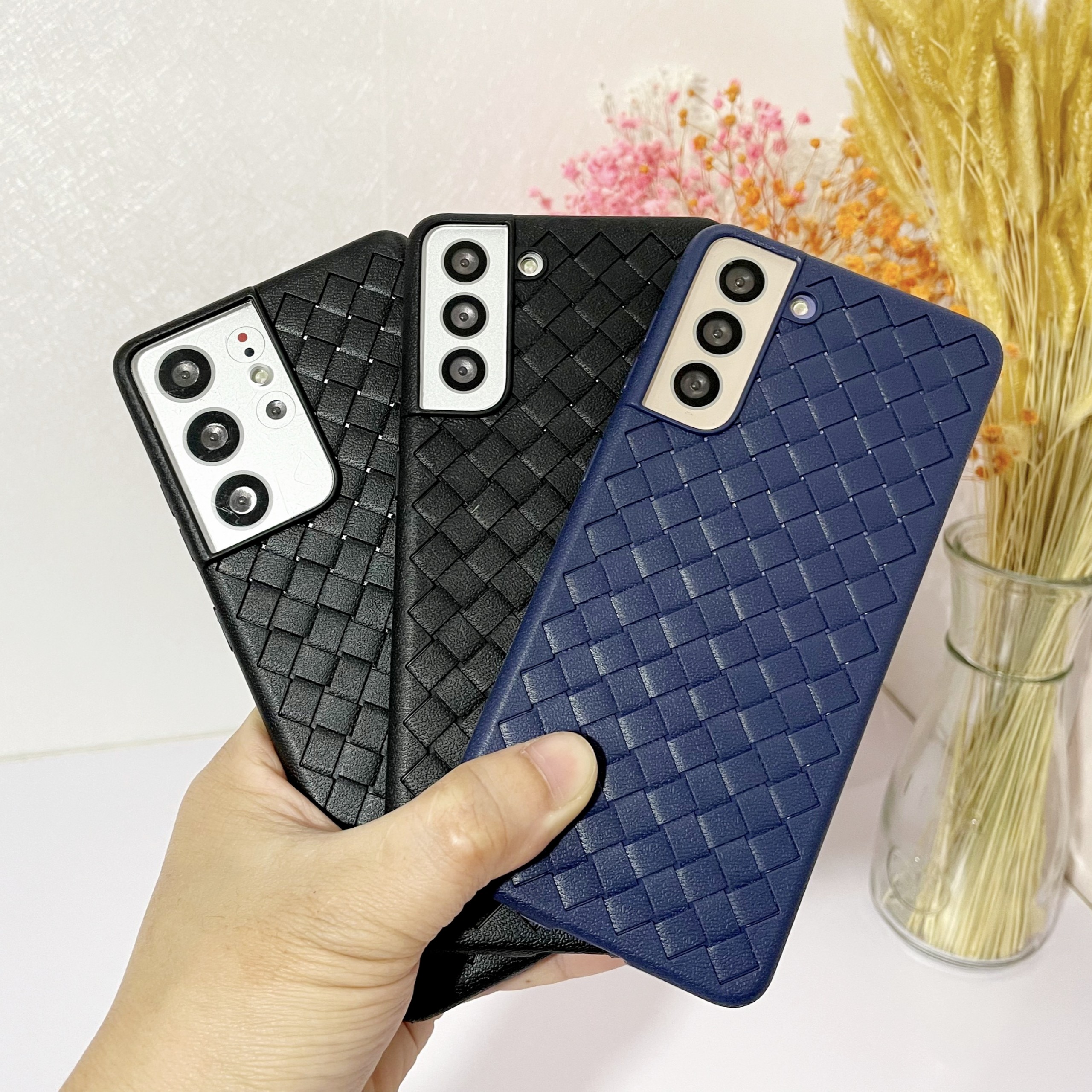 [13] Ốp lưng SAMSUNG dệt lưới gợn sóng thoát khí Note 20 Ultra Note 20 Note 10 Plus Note 10 Note 10 Lite Note 9 Note 8 S21 Ultra S21 Plus S21 S20 Ultra S20 Plus S20 S10 S10 Plus S9 Plus S8 Plus A72 A52 A32 A71 A51 A31