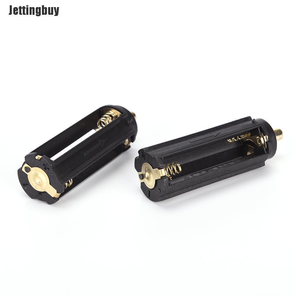 Jettingbuy 2PCS Plastical Battery Holder Box Case 3 AAA To 18650 Battery Converter Hot Sale