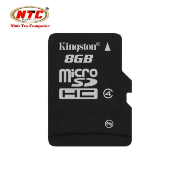 Thẻ nhớ microSDHC Kingston 8GB Class 4 (Đen) + Tặng kèm hộp thẻ