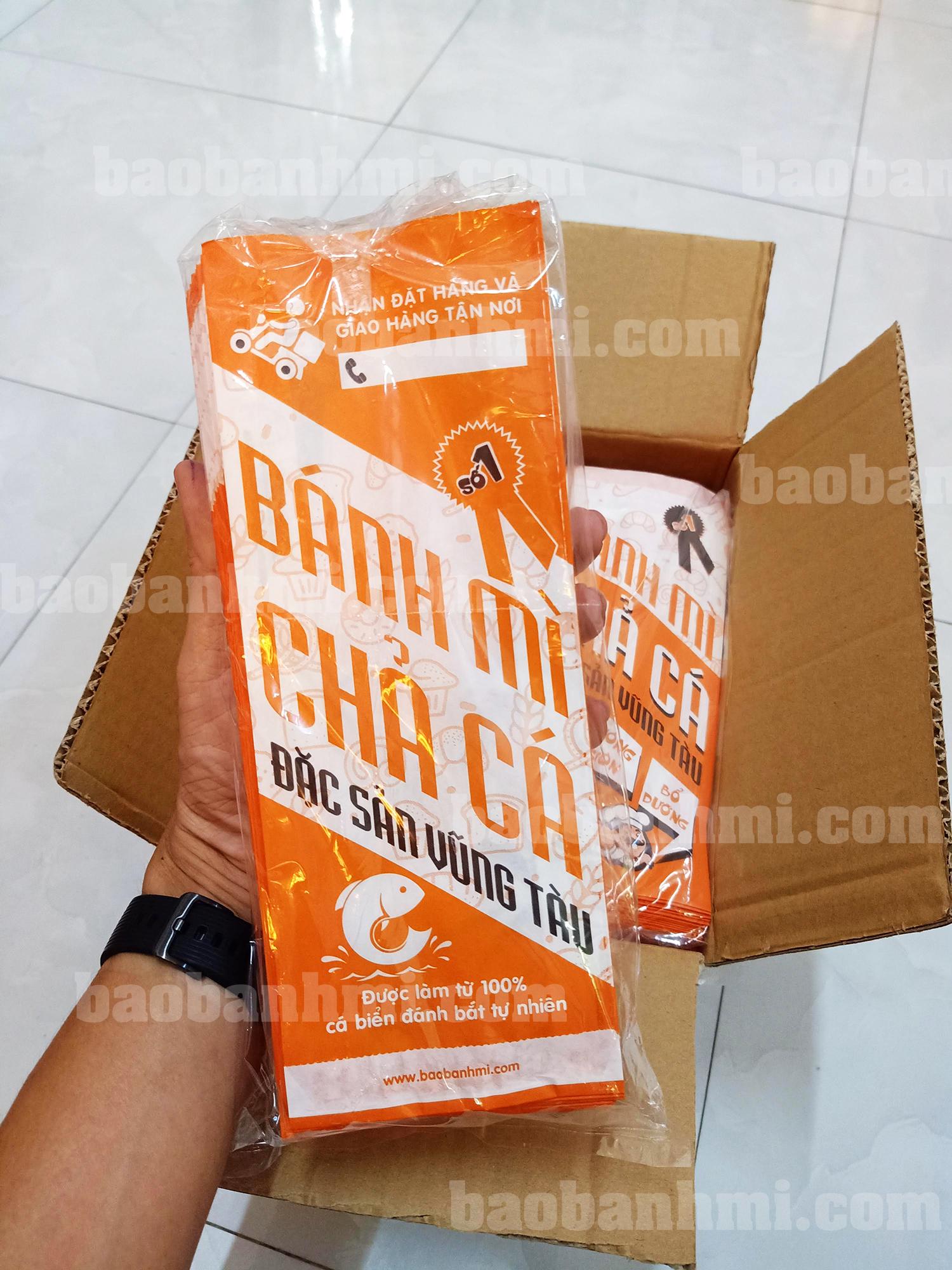 Bao và túi bánh mì chả cá TCD01 - Thùng 1000 túi