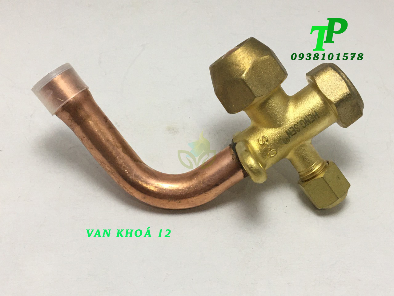 Van khóa cục nóng điều hòa phi 12
