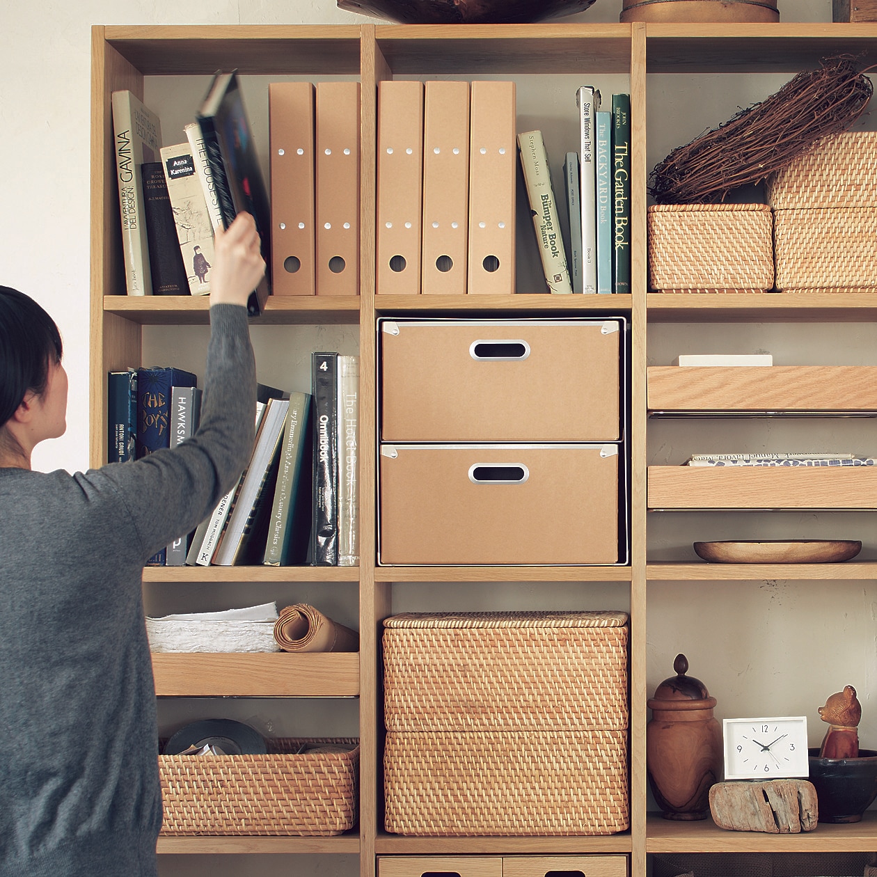 Rổ đựng đồ đa năng Bambooo Eco sọt đựng mây tre đan