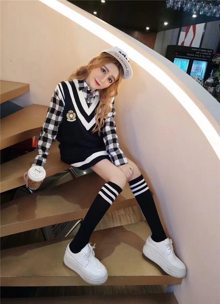 Áo len gile , dáng Hàn quốc ( không kèm sơ mi )