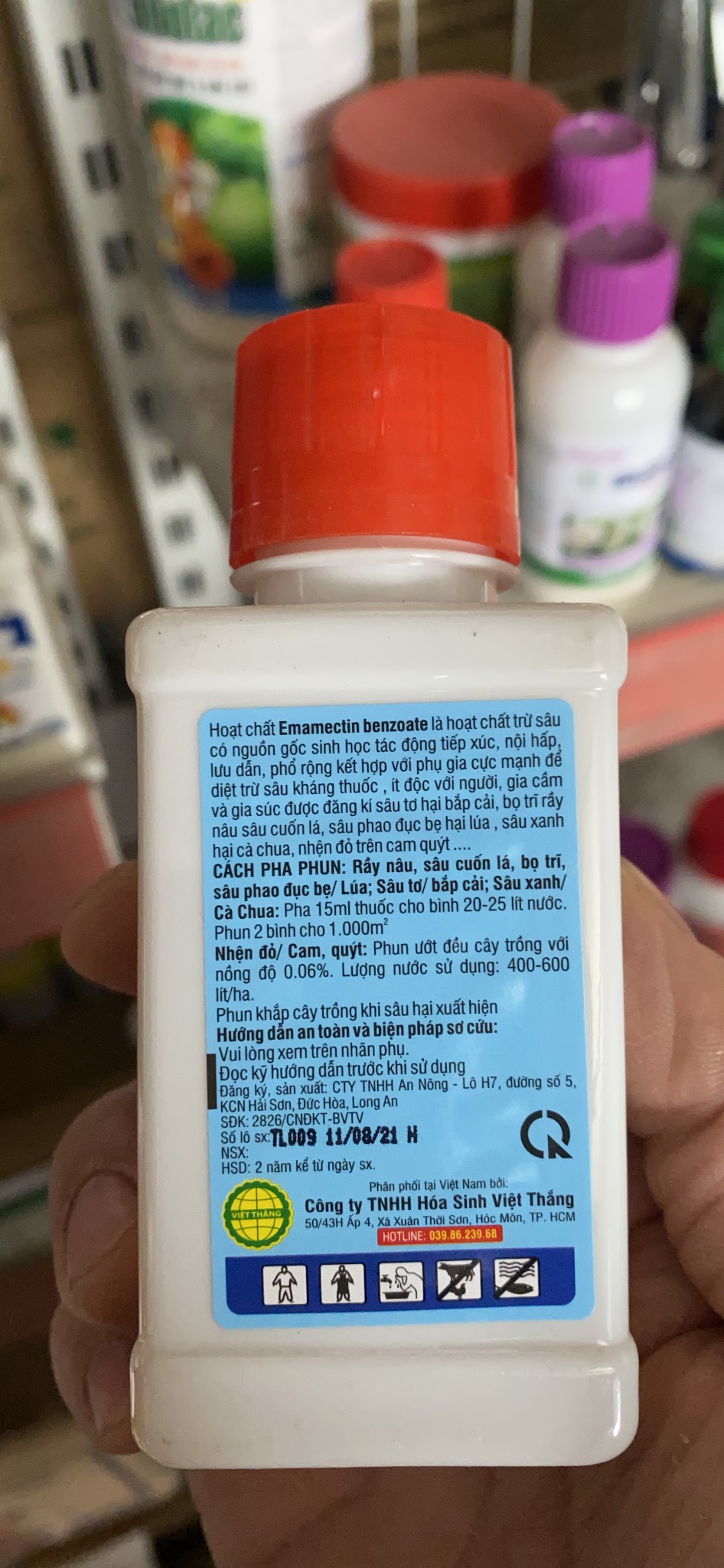 Thuốc trừ sâu sinh học 1.9EC chai 100ml