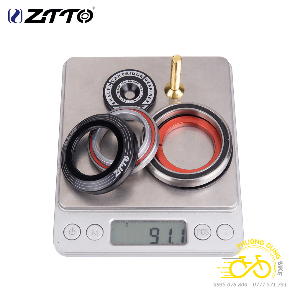 Chén cổ bát phốt thả bạc đạn xe đạp ZiTTO 42/52mm