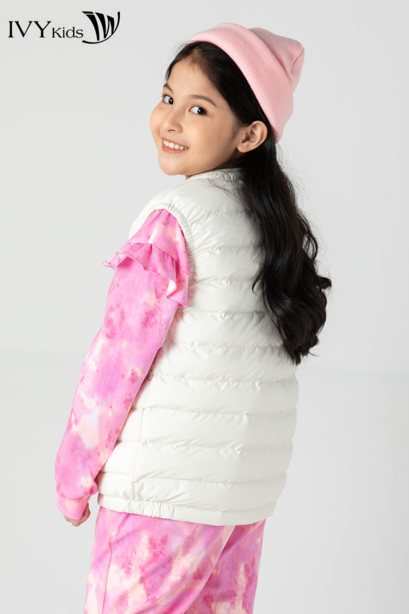 Áo phao gile bé gái IVY Moda MS 79G0841