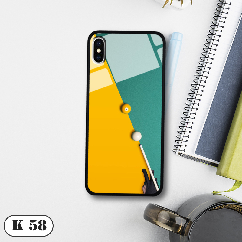 Ốp lưng kính 3D điện thoại IPHONE XS MAX