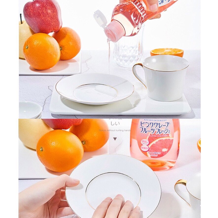 NƯỚC RỬA CHÉN BÁT ROCKET NHẬT BẢN ( 600ML - NHIỀU MÙI HƯƠNG) - HÀNG NỘI ĐỊA NHẬT