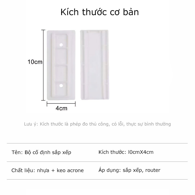 Wall Stickers Hanging Power Sockets, Wifi Modem / Wall Mounting Bracket Fixed Power Socket