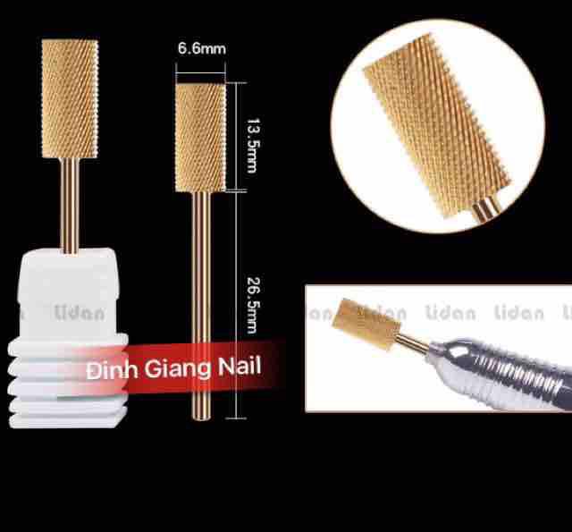 Đầu mài vàng vuông