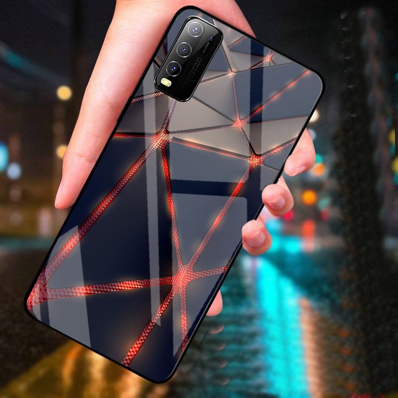 Ốp Lưng VIVO Y20,Y20S, Y12S mặt kính cường lực cao cấp thiết kế riêng
