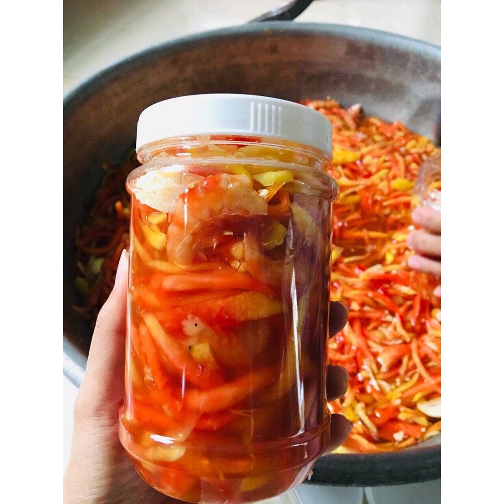 Mắm tôm chua cà mau nguyên tôm siêu ngon - giá cực rẻ hũ 500g/ mắm tôm chua đu đủ, tôm to thịt dai giòn, thơm ngon đậm đà, chua cay mặn ngọt vừa ăn, không phẩm màu, atvstp, mắm tép cà mau, ngon như mắm tôm chua huế