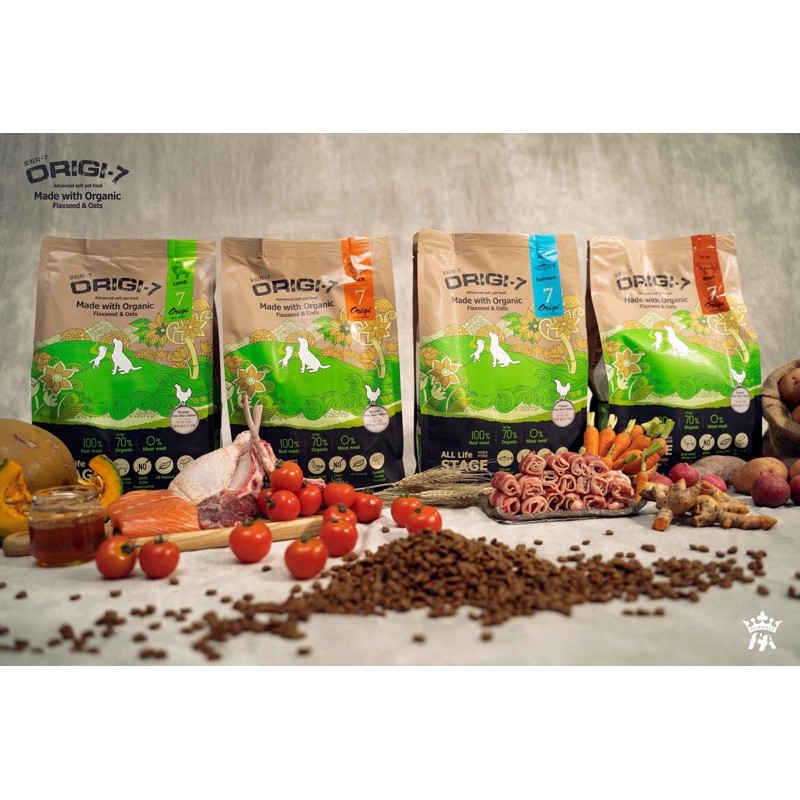 Hạt mềm hữu cơ Origi-7 cho chó mọi lứa tuổi vị Thịt bò