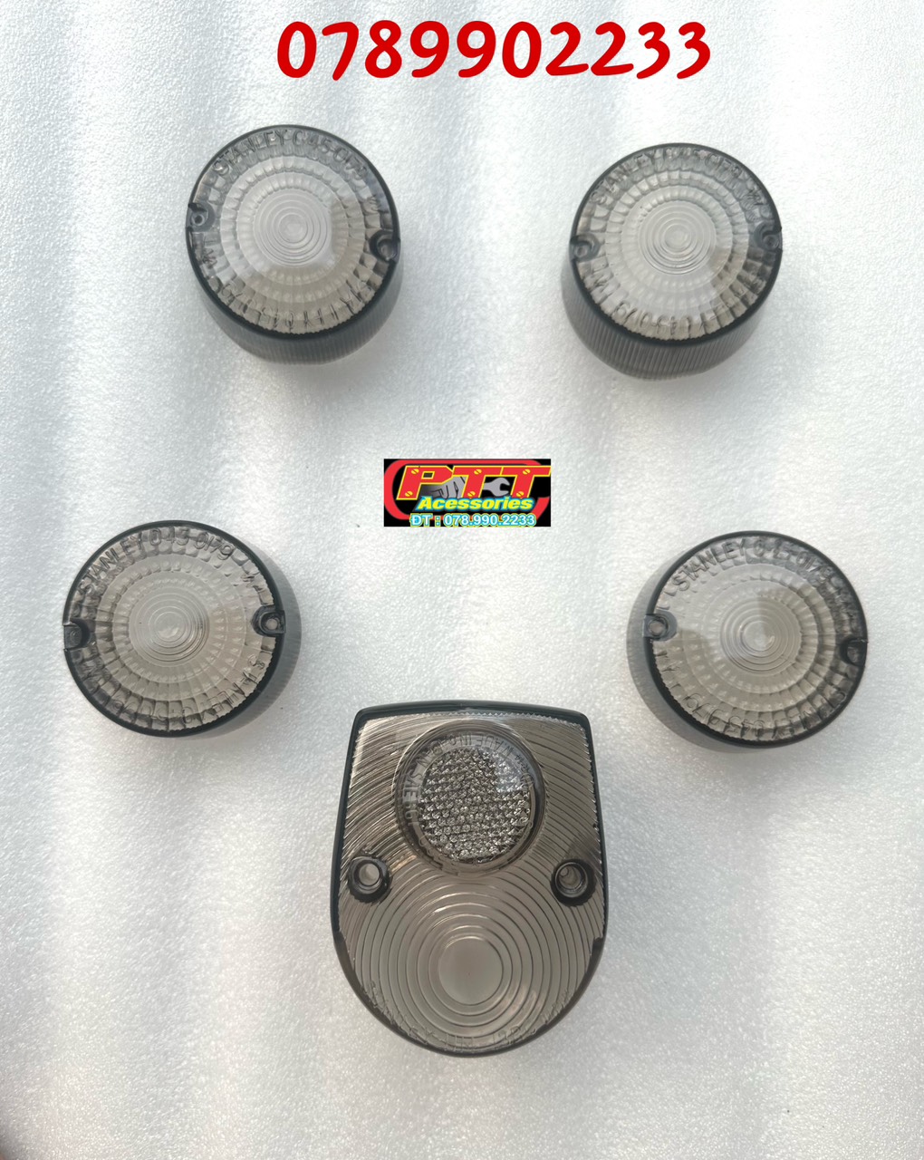 Bộ chụp xi nhan + đèn hậu xe cub 81 khói