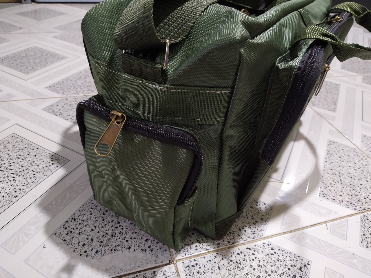 Túi đựng đồ nghề ngang 7 ngăn cao cấp ( size Lớn 44×24×25cm, size Đại 50×25×29cm )