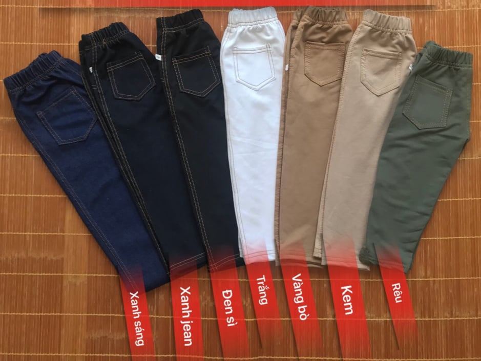 Quần Giả Jean Dài cho bé 8-20kg,