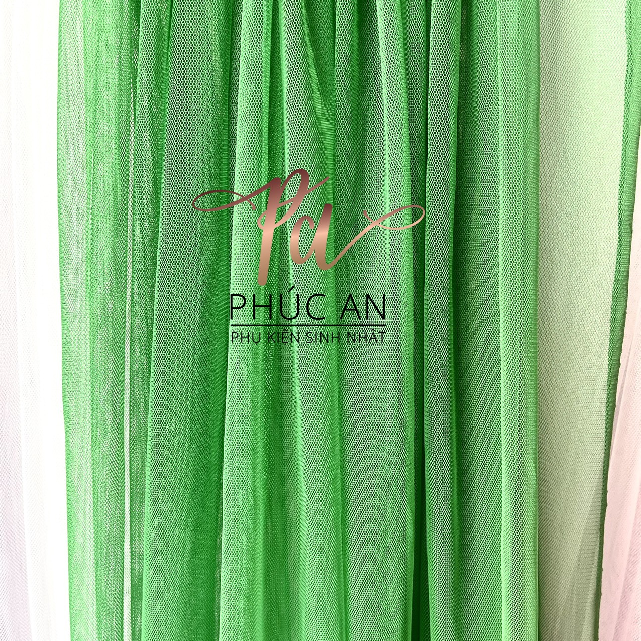 Rèm voan lưới 1.7m x 2m decor background sinh nhật meeting