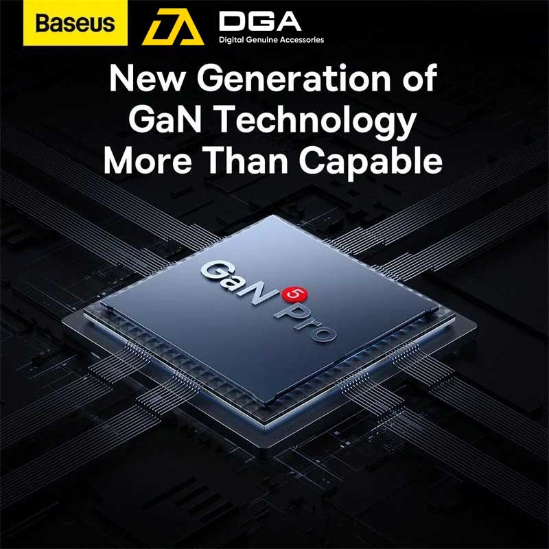 Cóc Sạc Nhanh Baseus GaN5 Pro Quick Charger 65W (Type Cx2 + USB , PD3.0/ PPS/ QC4.0/ SCP/ FCP Multi Quick Charge Protocol, New Upgrade Technology)