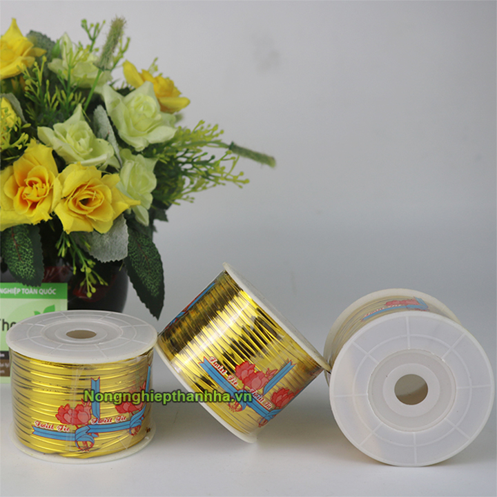 Dây lõi kẽm bọc kim tuyến 100m