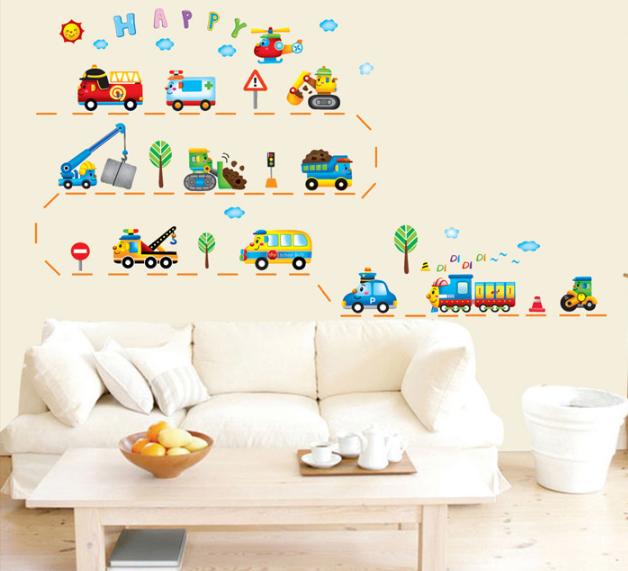 Decal trang trí Xe Happy