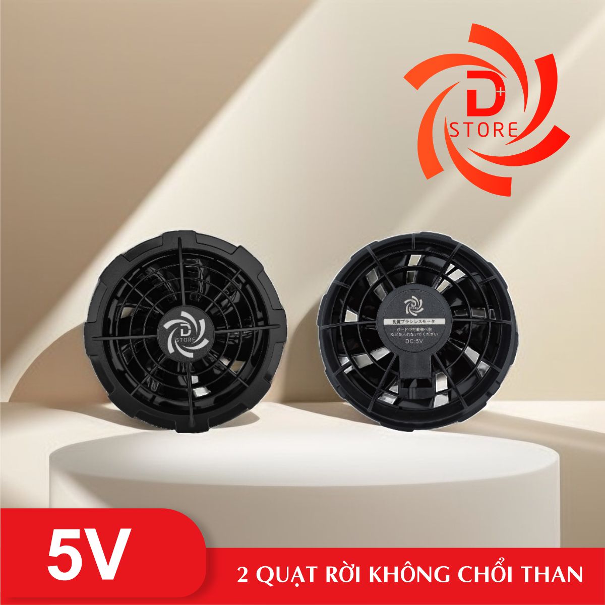 Quạt lắp Áo Điều Hòa Nhật Bản (Quạt rời không pin) Cao Cấp