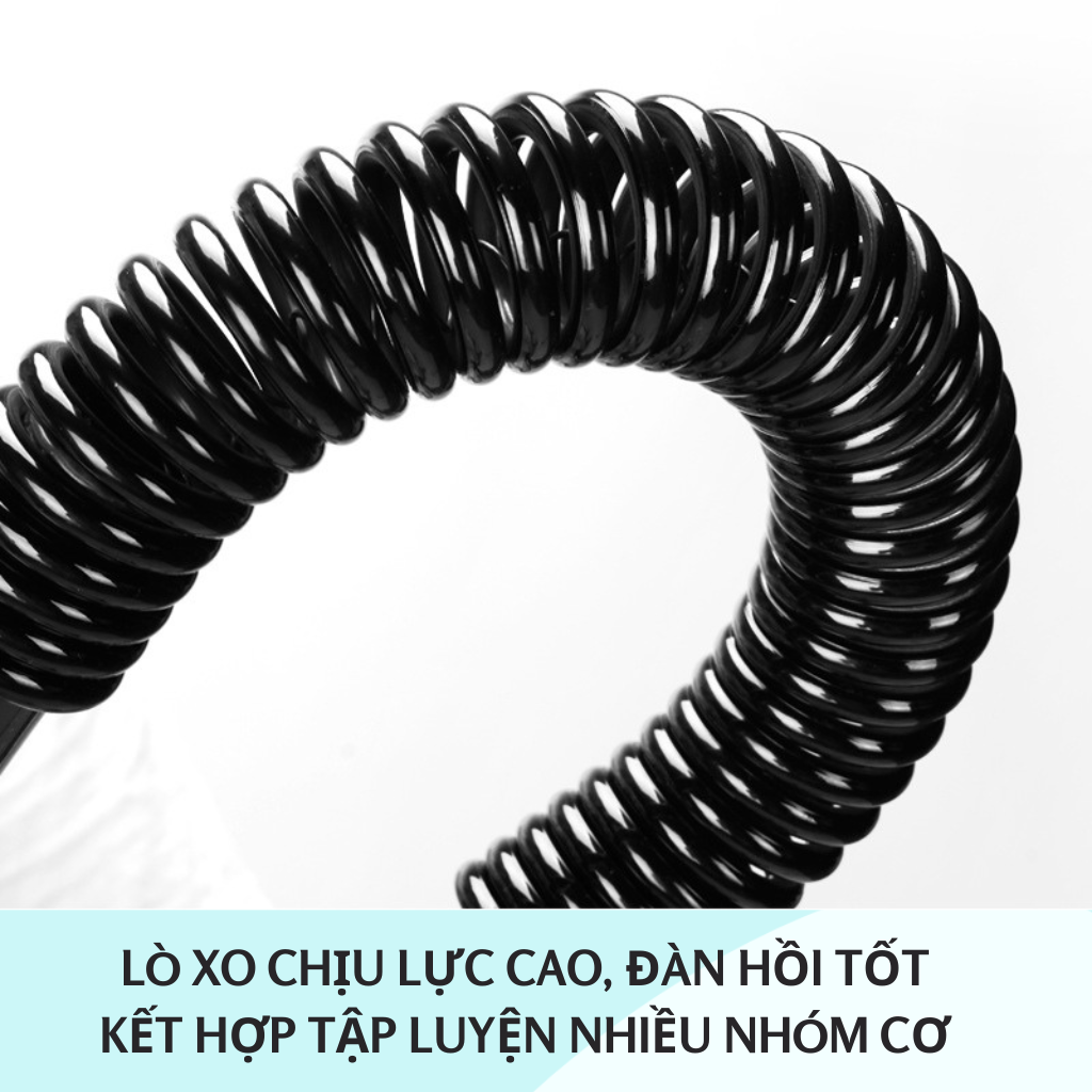 Lò xo tập cơ tay, thanh lò xo Titan kháng lực 20kg 30kg 50kg 60kg tập cơ tay, cơ bụng đa năng tại nhà hiệu quả