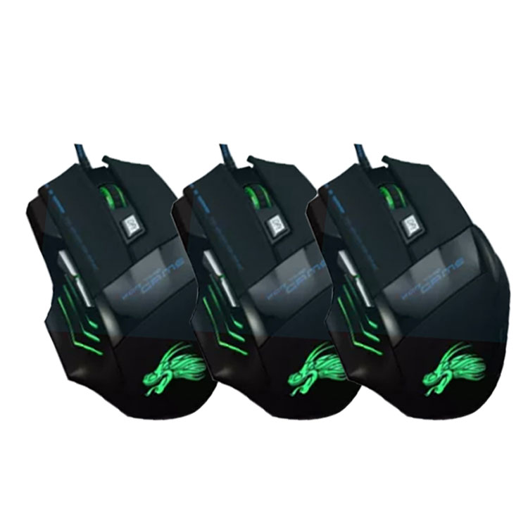 Chuột Chơi Game 5500DPI Chuột Quang USB  Game Thủ Chuột máy tính + Tặng miếng lót chuột Logitech tiện lợi