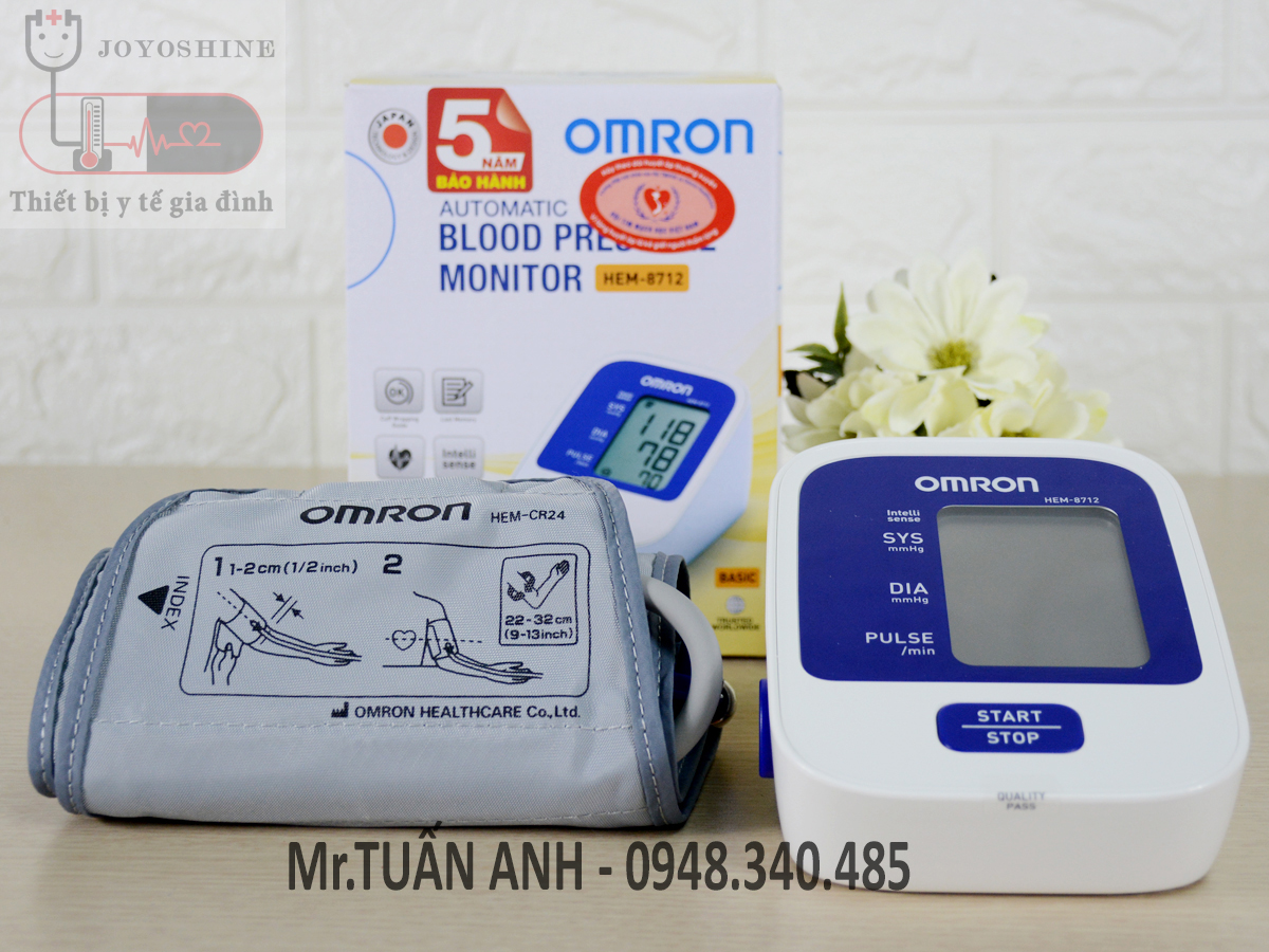 Máy đo huyết áp bắp tay OMRON HEM 8712