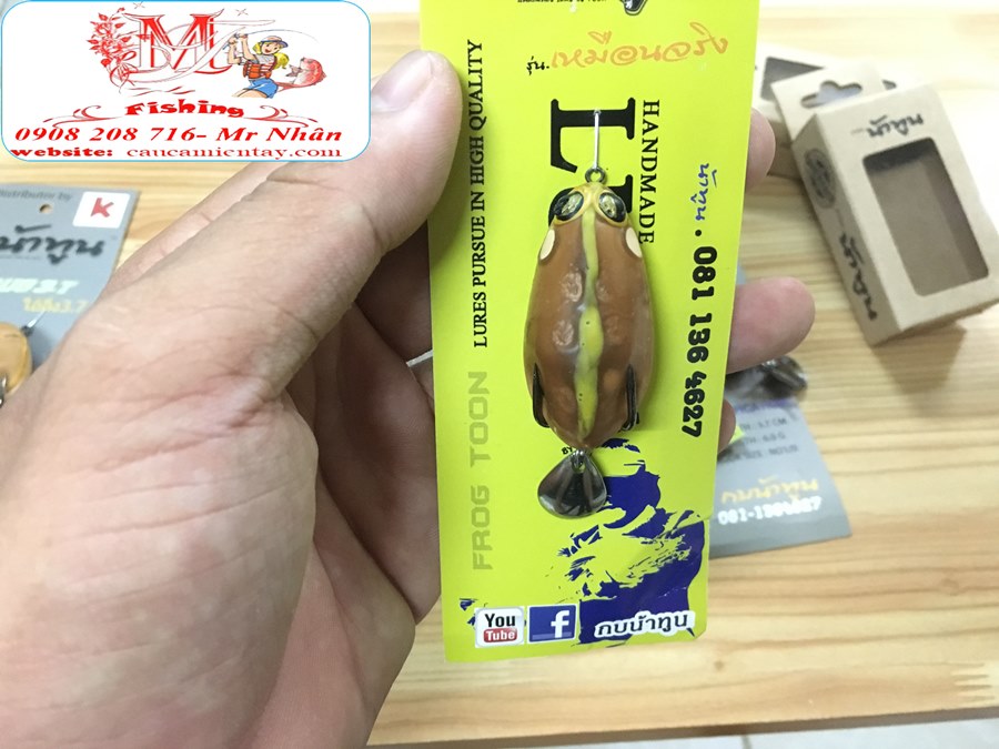 Mồi lure Lóc Frog Toon Thái Lan 2018