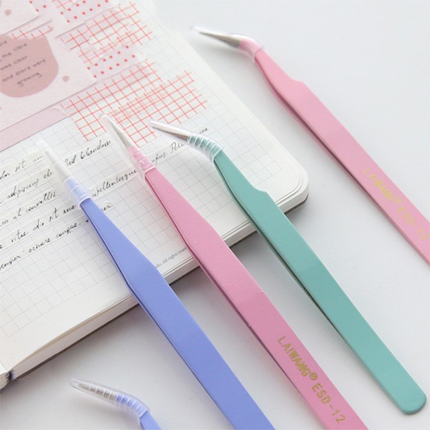 Nhíp Gắp Sticker Màu Macaron Togu Kẹp Gắp Hình Dán Hỗ Trợ Trang Trí Sổ Tay