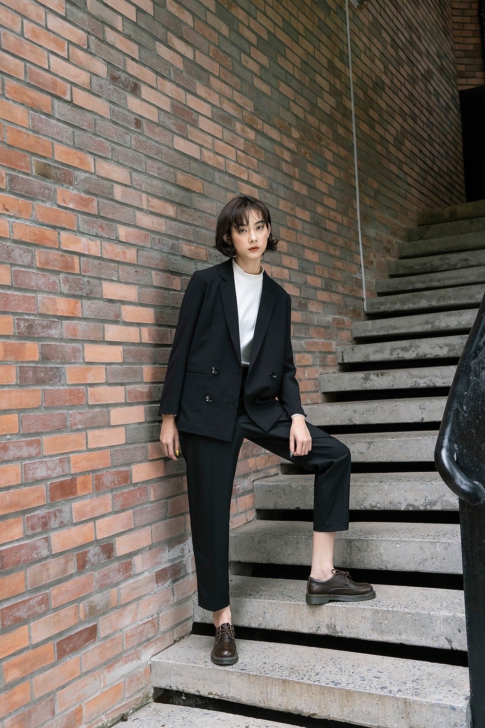Quần Baggy Đen Basic Dáng Mới [Madelen]