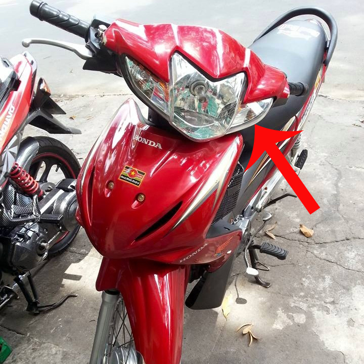 Mặt kính đèn pha cho xe Wave S110 - RSX 110 đời 2009 - 2012