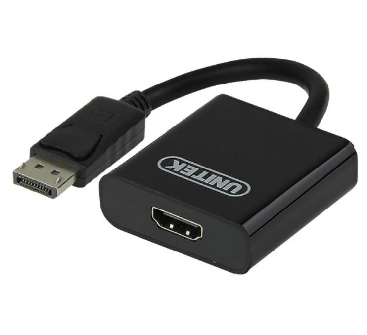 Cáp chuyển đổi Displayport sang HDMI Unitek Y-5118DA (Đen)
