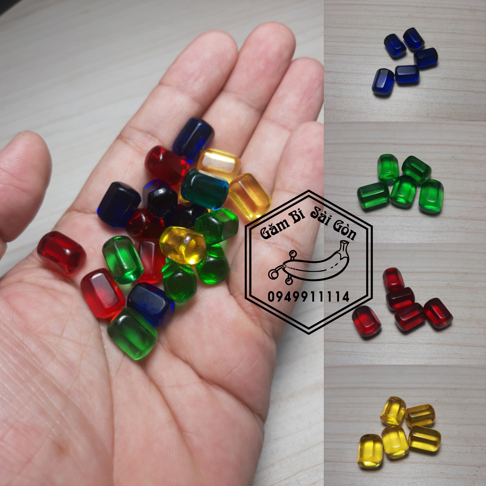 [HCM]Bi Lục Giác 8x12mm
