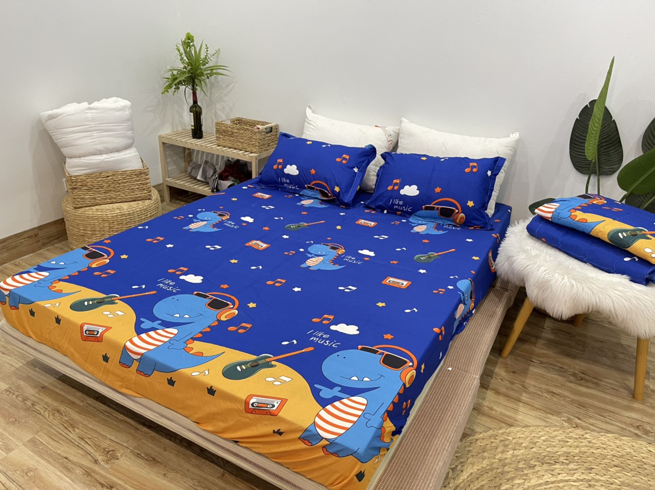 Set Ga Gối Mẫu Khủng Long Đàn P49