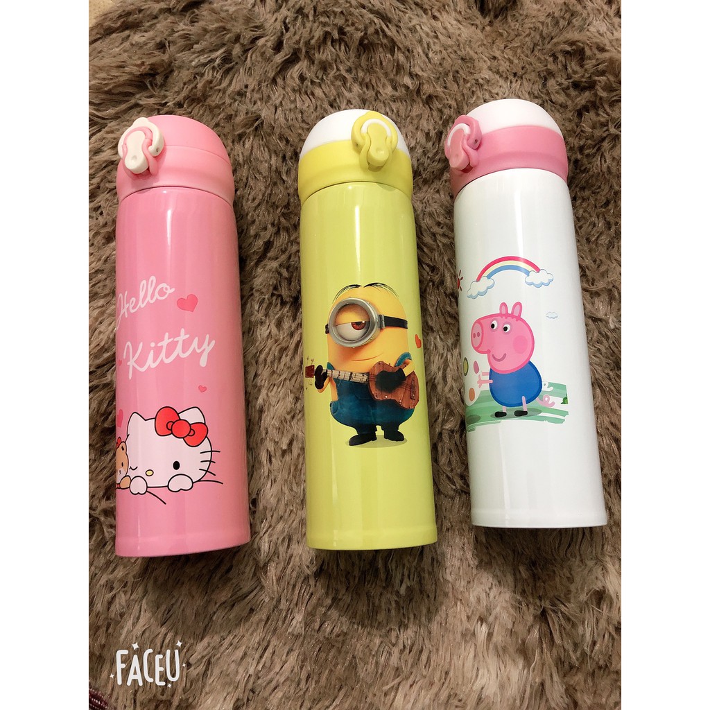 Bình giữ nhiệt hoạt hình siêu yêu 500ml